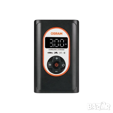 Компресор Osram TYREinflate 4000 за гуми, 8.3 bar, 12V DC, 90dB, с вградена батерия 5000mAh, снимка 3 - Аксесоари и консумативи - 51057258