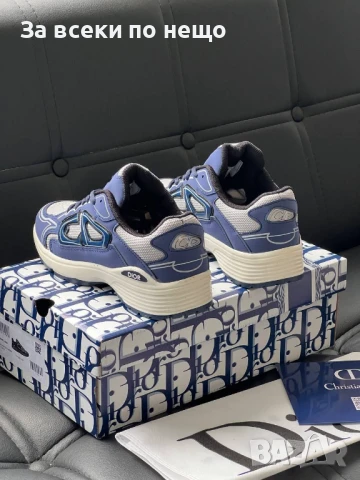 Christian Dior Дамски Сини Маратонки🔝Дамски Спортни Обувки В Син Цвят Кристиян Диор Код E548, снимка 2 - Маратонки - 50824577