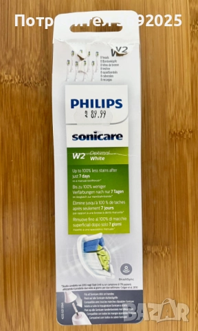 Резервни глави Philips Sonicare - Optimal White - 6 бр.