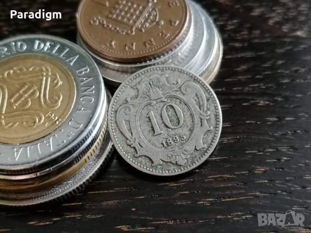 Монета - Австро-Унгария - 10 хелера | 1895г., снимка 1 - Нумизматика и бонистика - 34168809
