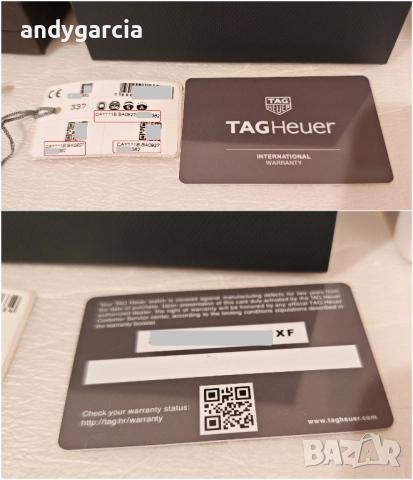  TAG Heuer Aquaracer CAY111B.BA0927 43mm Mens Watch черен мъжки часовник ЧИСТО НОВ, снимка 7 - Мъжки - 52027663