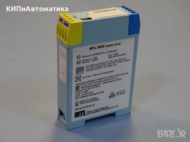 изолационен драйвер MTL 3045 isolator driver 4/20mA MTL 3000 series 125mA, снимка 2 - Резервни части за машини - 49752736