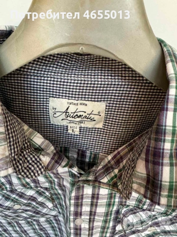 ПОДАРЯВАМ Мъжка готина риза с къс ръкав Аутоматик Automatic, снимка 2 - Ризи - 52461411
