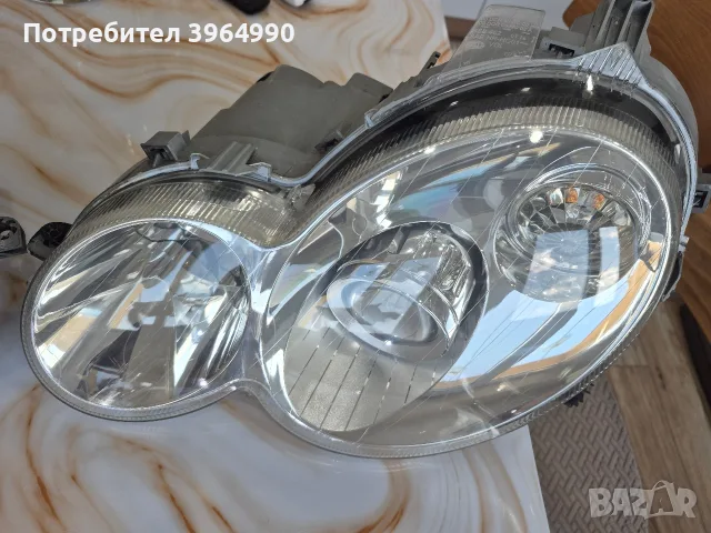 Кристални Оригинални Неразличими от нови КСЕНОНОВИ фарове за Мерцедес С клас W203 спорт купе , снимка 3 - Части - 55888057
