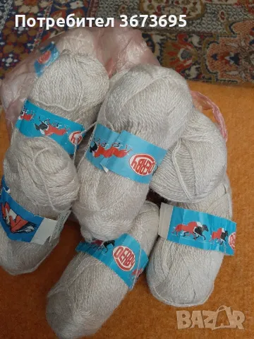 Прежда вълнена и акрил смес на грамаж