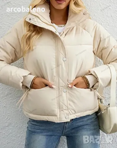 Ежедневно дамско зимно пухено яке, 5цвята , снимка 5 - Якета - 42667544