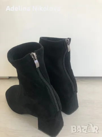 Дамски боти велур, снимка 4 - Дамски боти - 49697903