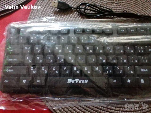 USB Клавиатура DeTech DE608 мултимедийна клавиатура БДС наредба, снимка 4 - Други - 29132798