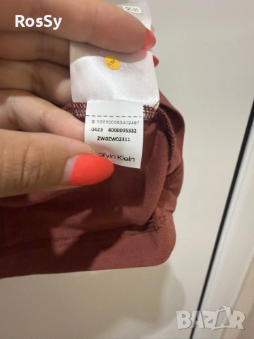 Дамска тениска Calvin Klein, снимка 5 - Тениски - 50962265