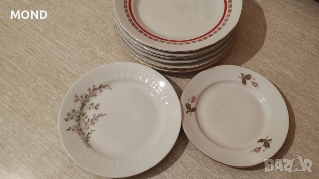 Български процелан - комплект чинии, снимка 16 - Чинии - 52866145