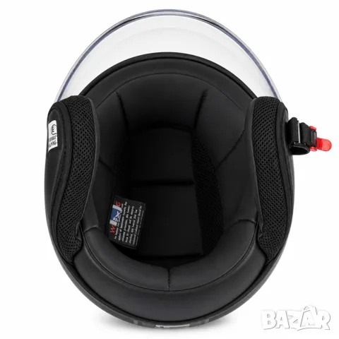 Отворена мото каска YEMA ECE R22.06 черно, снимка 5 - Аксесоари и консумативи - 55865703