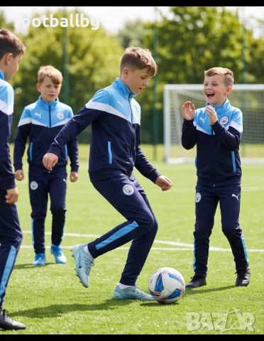 Футболни екипи детски юношески  - горнище и долнище 💙⚽️ Manchester City  НОВО 2026-27 година 