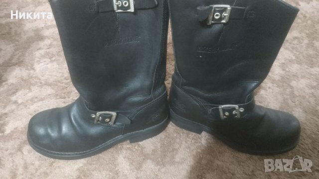САТ-ботуши от естествена кожа 40 номер, снимка 2 - Мъжки ботуши - 39328594