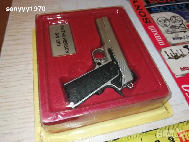 SMITH & WESSON SW 1911-КОЛЕКЦИОНЕРСКИ ПИСТОЛЕТ-ВНОС SWISS 1409251130, снимка 14 - Колекции - 51707582