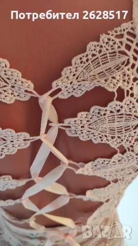 Дамски топ с красив гръб размер S, снимка 2 - Корсети, бюстиета, топове - 51020518