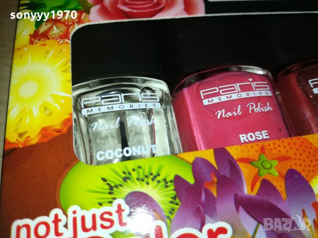 paris-made in belgium-ароматни лакове-4бр-внос швеицария, снимка 11 - Продукти за маникюр - 30210959