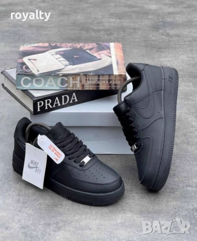 Nike Air Force Черни Мъжки Маратонки 