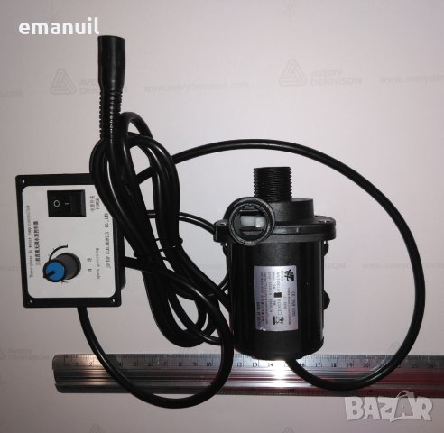 12V 24V потопяема външна водна помпа безчеткова циркулационна до 20кубика/час, снимка 6 - Водни помпи - 6563208