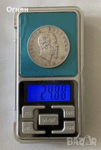 5 лири Виктор Емануил II , снимка 6 - Нумизматика и бонистика - 47819226