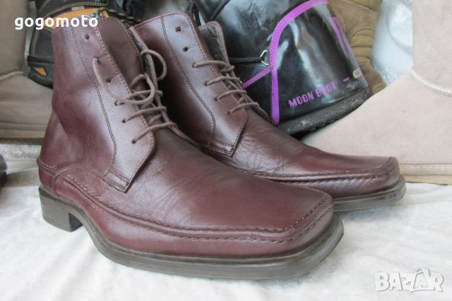 ЛУКС,КАТО НОВИ мъжки боти LUX, 41- 42,Kenneth Cole® REACTION® Men's brown Boots,100% ЕСТЕСТВЕНА кожа, снимка 8 - Мъжки боти - 35336092