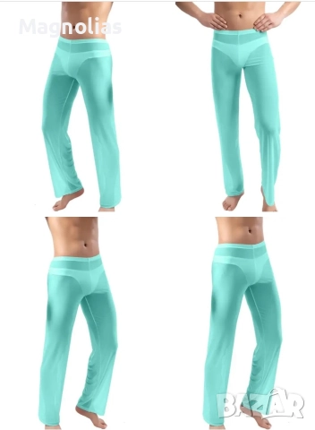 Секси мъжки ледено копринени Ултратънки дълги, снимка 3 - Бельо - 52975900