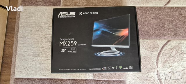 ASUS Designo MX259 Monitor - 25" IPS Bang & Olufsen, снимка 2 - Монитори - 42132508