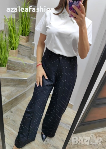 Тениска с якичка в бяло, снимка 3 - Тениски - 53220499