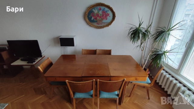 Стара холна маса за хранене, снимка 7 - Маси - 51932834