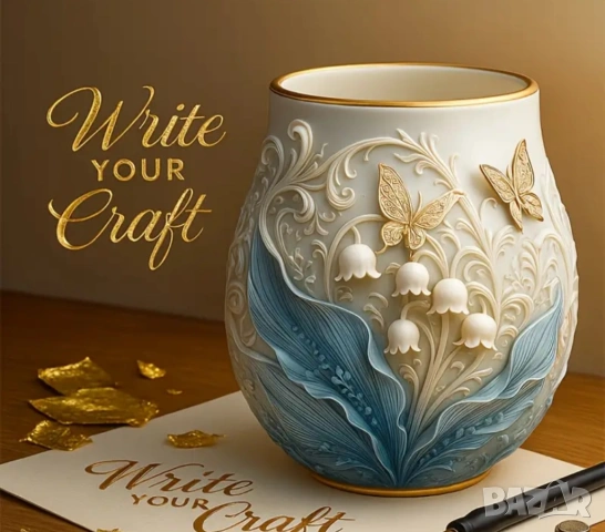 Молд буркан ваза с Момина сълза