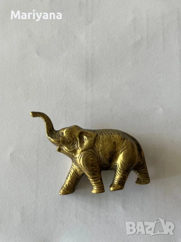 Винтидж фигурка на слон (бронз), снимка 3 - Колекции - 51272822