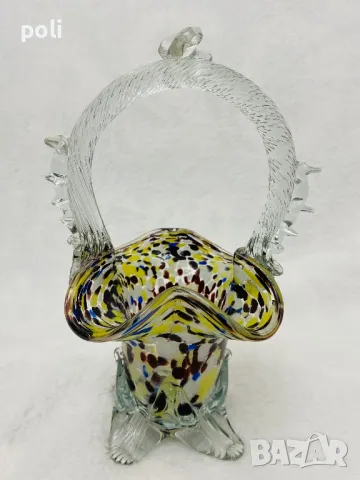 стъклена кошничка Мурано