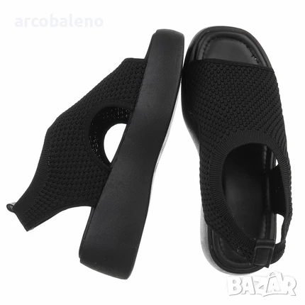 Дамски сандали на платформа, 2цвята , снимка 10 - Сандали - 50657656