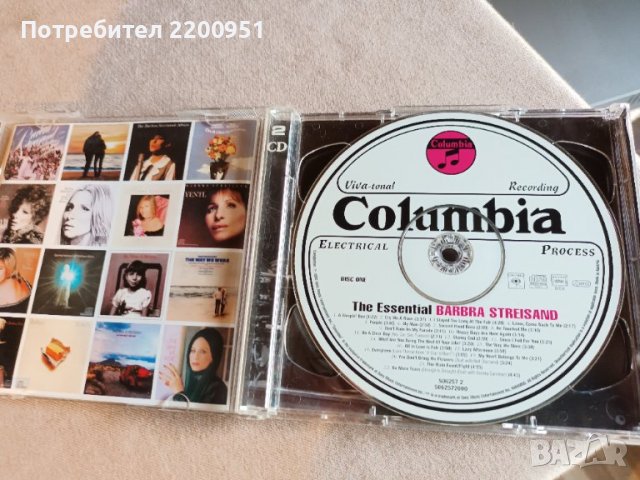 BARBRA STREISAND, снимка 4 - CD дискове - 36614192