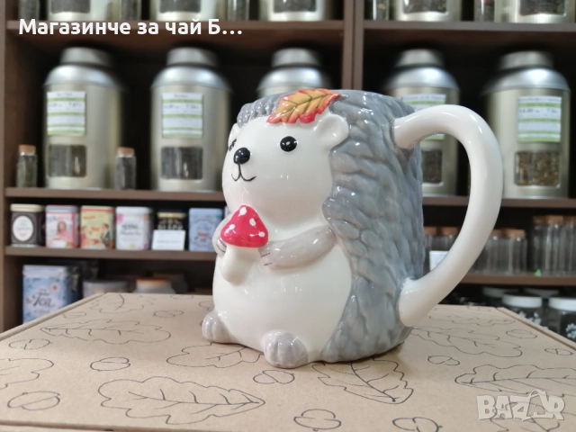 Чаша, таралеж, снимка 4 - Чаши - 51521115