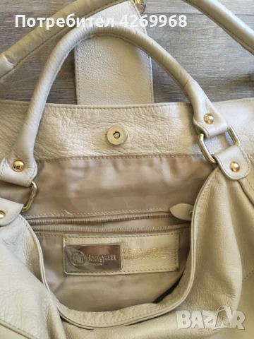 Дамска чанта Vera Pelle от естествена кожа, снимка 2 - Чанти - 50873170