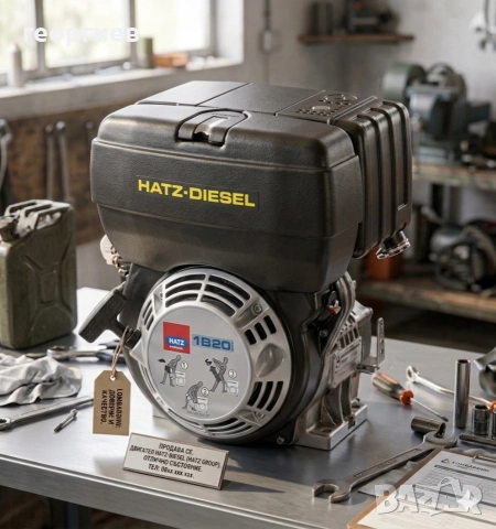 Дизелови едноцилиндрови двигатели Hatz