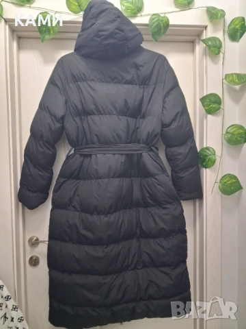 Дамско дълго Черно зимно яке , снимка 5 - Якета - 52060807