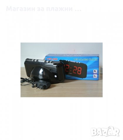 НАСТОЛЕН ЧАСОВНИК С АЛАРМА, ГОЛЯМ 1,8" LCD ДИСПЛЕЙ, ЧЕРЕН - код 806, снимка 10 - Друга електроника - 34276025