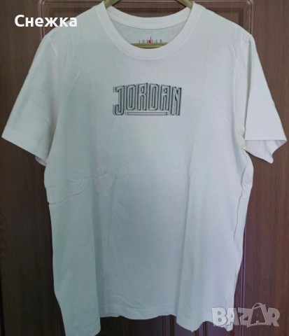 Мъжка тениска Jordan бяла