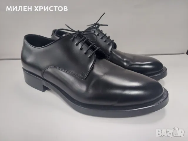 GIORGIO ARMANI-100% Оригинал Естествена кожа-като нови-№43,5, снимка 2 - Официални обувки - 50300156