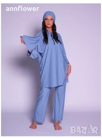 Mykiny brand бански костюми XL син и беж, снимка 2 - Бански костюми - 54159452