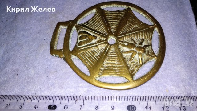 МРЕЖА на ПАЯК с УЛОВ МУХА в НЕЯ Старо БРОНЗОВО ДЕКОРАТИВНО АРТ ПАНО за СТЕНА АНГЛИЯ 33989, снимка 6 - Пана - 38928094