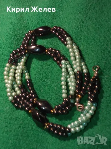 СТИЛНО ВИНТИДЖ АРТ ХЕНД - МЕЙД КОЛИЕ ПЕРЛЕН Тип 47276, снимка 10 - Колиета, медальони, синджири - 47220481