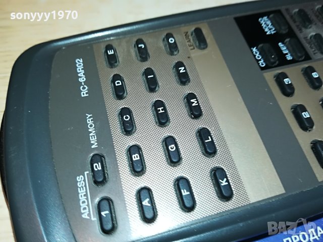 alwa RC-6AR02 big audio remote control-ВНОС SWISS 2504231723, снимка 6 - Ресийвъри, усилватели, смесителни пултове - 40484599