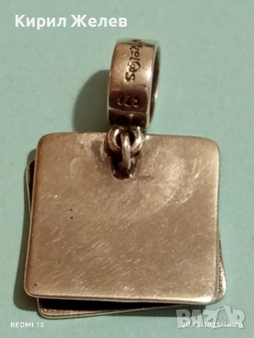 АВТОРСКА СРЕБЪРНА ВИСУЛКА с ПЕЧАТ от МАЙСТОРА ЕЛЕГАНТЕН ДИЗАЙН 39994, снимка 7 - Колиета, медальони, синджири - 52858348