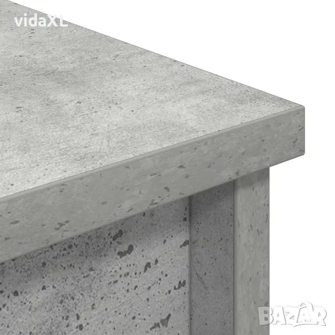vidaXL Висок шкаф, бетонно сив, 70x35x180 см, инженерно дърво, снимка 9 - Бюфети - 56147032