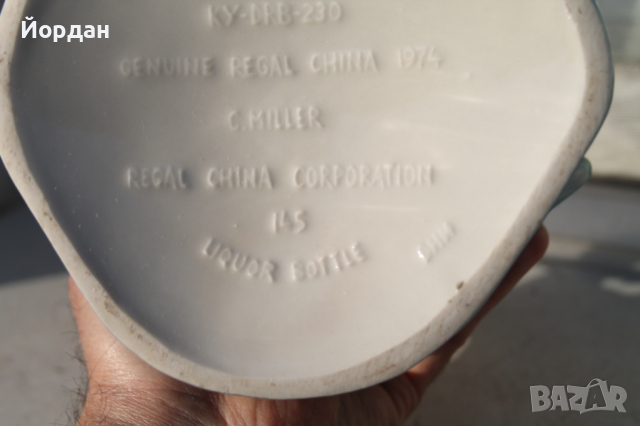 Порцеланова бутилка от уиски ''Jim Beam", снимка 9 - Колекции - 44532698