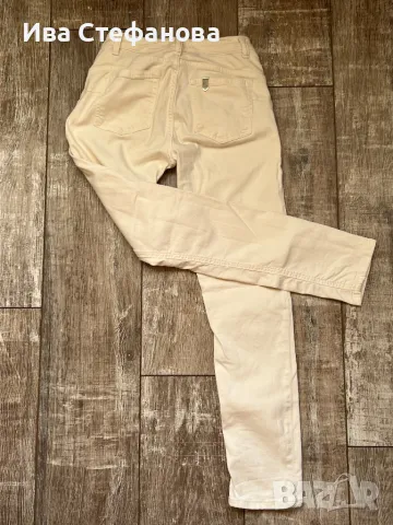 дънкови нови бели висока талия  класически панталони еластични дънки , снимка 2 - Дънки - 47623444