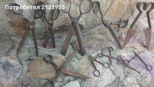 Стари ножици, снимка 7 - Антикварни и старинни предмети - 32042801