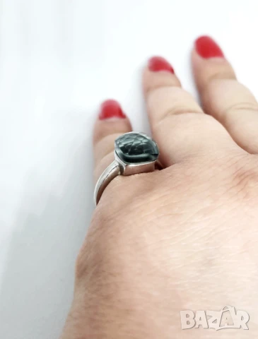 Пръстен Sokolov сив камък, снимка 7 - Пръстени - 50852921
